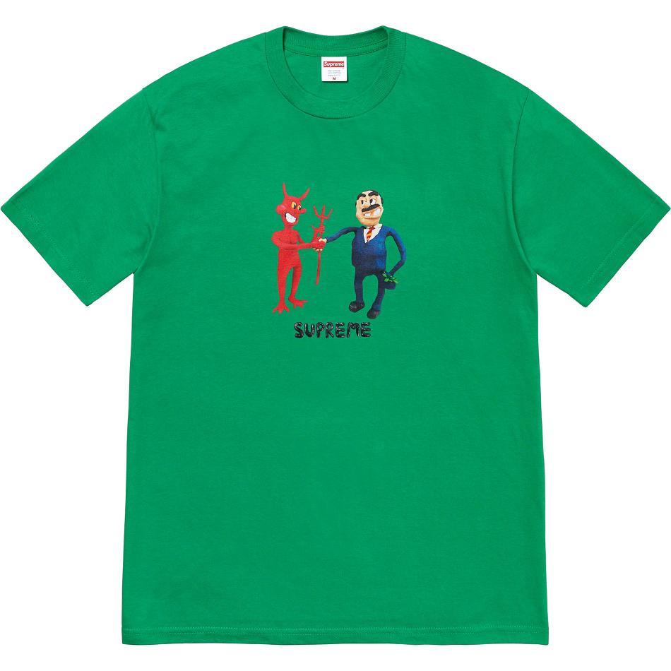 Camiseta Supreme Business Tee Verde | Supreme 417GL